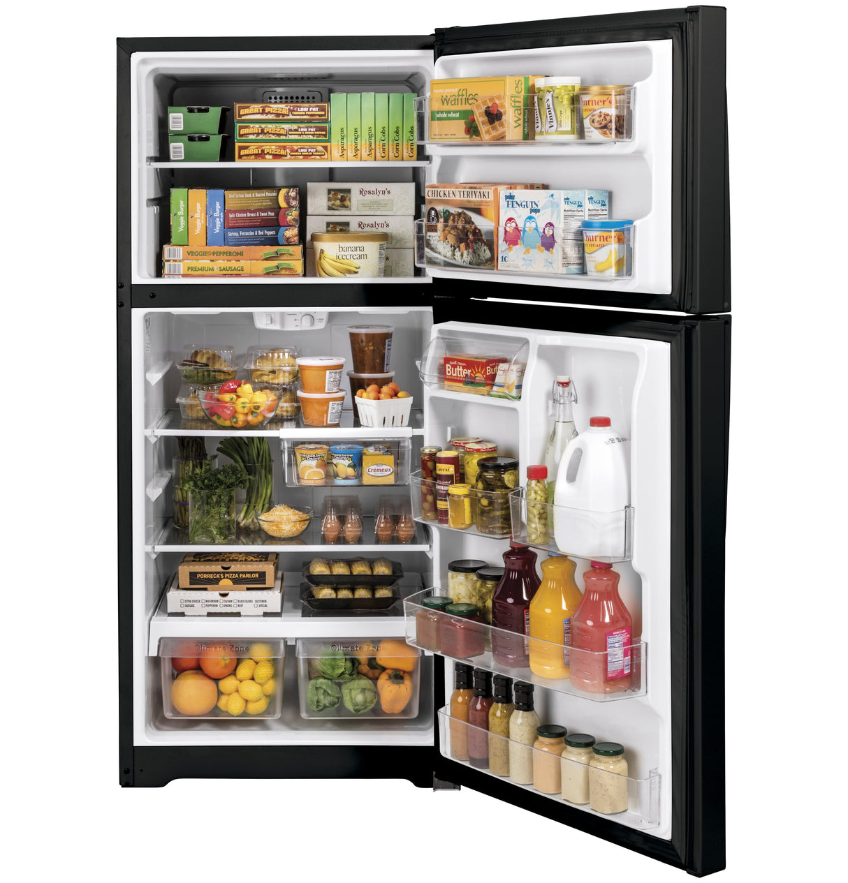 GE(R) 21.9 Cu. Ft. Top-Freezer Refrigerator - (GTS22KGNRBB)