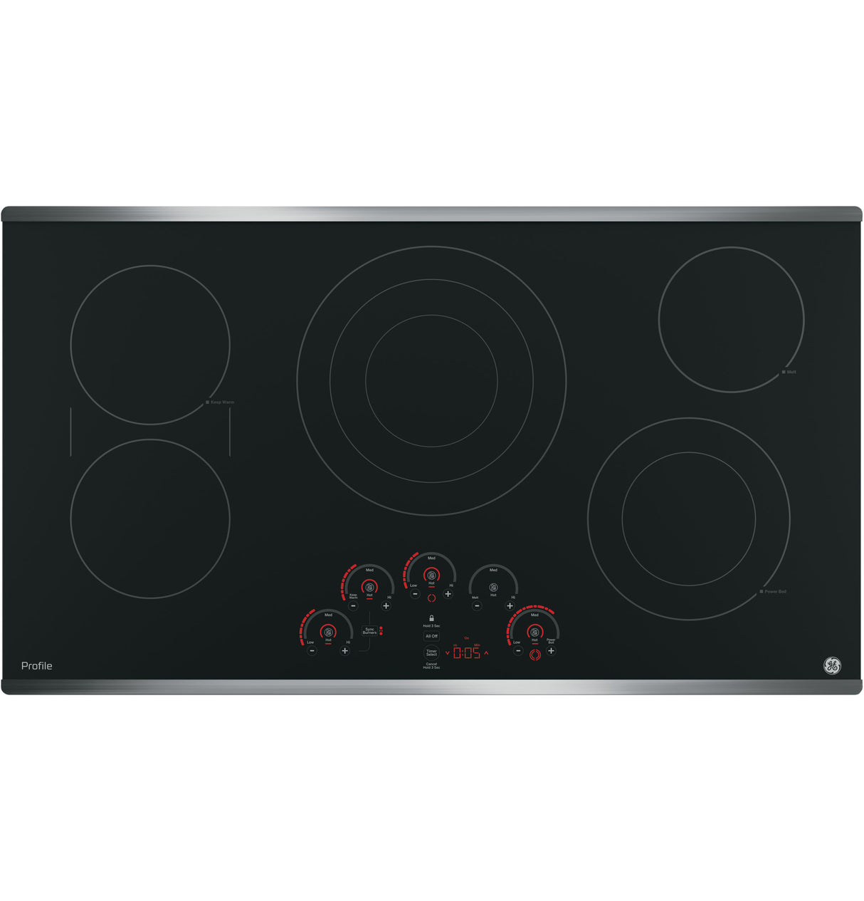 GE Profile(TM) 36" Built-In Touch Control Cooktop - (PP9036SJSS)