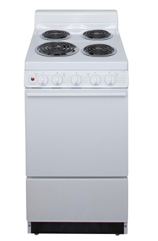 20 in. Freestanding Electric Range in White - (EAK102OP)