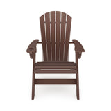 Adirondack Chair Sturdy HDPE Poly Lumber For Poolside, Patio, And Garden Relaxation