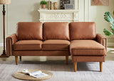 L-Shape Sofa Couch With Chais Mid-Century, Strong Leg And Design That Will Complement Any Living Space, Left Chaise