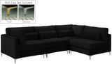 Julia - Modular Sectional 4 Piece - Black