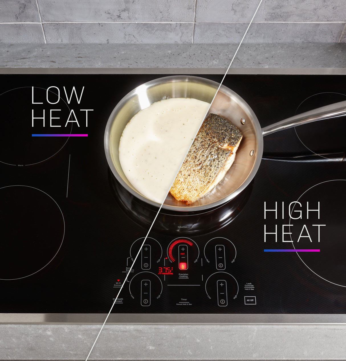 GE Profile(TM) 36" Built-In Touch Control Induction Cooktop - (PHP9036DTBB)