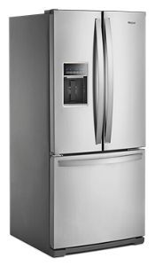 30" Wide French Door Refrigerator - 20 Cubic Feet - Fingerprint Resistant Stainless Steel