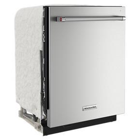 44 dBA Dishwasher In PrintShield Finish With FreeFlex Third Rack - Pearl Silver