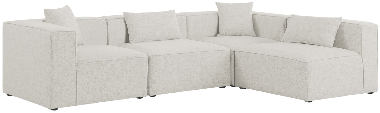 Cube - Modular Sectional 4 Piece - Cream