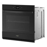 50 Cubic Feet Single Wall Oven With Air Fry When Connected - Black