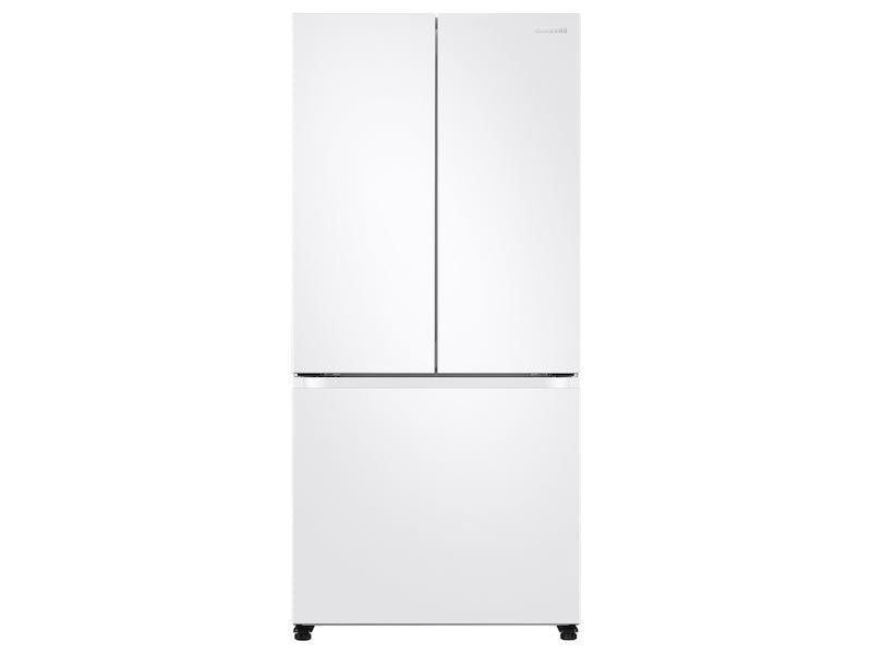 18 cu. ft. Smart Counter Depth 3-Door French Door Refrigerator in White - (RF18A5101WW)