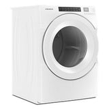 7.4 Cubic Feet Front-Load Dryer With Sensor Drying - White - Metal