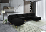 Julia - Modular Sectional 6 Piece - Fabric - Black