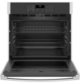 GE(R) 30" Smart Built-In Self-Clean Single Wall Oven with Never-Scrub Racks - (JTS3000SNSS)