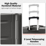 2 Piece Luggage Set With Bags Expanable Spinner Wheels ABS Lightweight Suitcase With Tsa Lock 20" / 24"