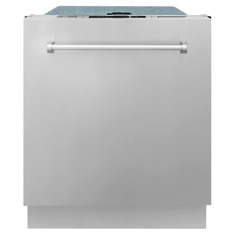 ZLINE 24 in. Top Control Dishwasher with Stainless Steel Tub and Traditional Style Handle, 52dBa (DW-24) [Color: Stainless Steel] - (DW304H24)