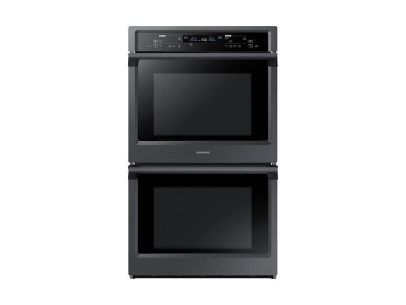 30" Smart Double Electric Wall Oven with Steam Cook in Black Stainless Steel - (NV51K6650DG)