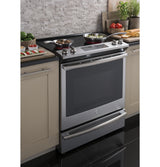 GE(R) 30" Slide-In Electric Convection Range - (JS760SLSS)