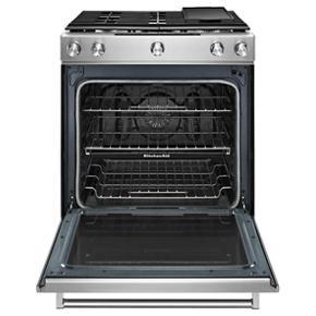 30" 5-Burner Gas Slide-In Convection Range