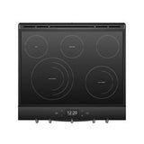 6.4 Cubic Feet Smart Slide-in Electric Range With Air Fry, When Connected - Black Stainless Steel