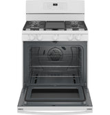 GE(R) 30" Free-Standing Gas Convection Range with No Preheat Air Fry - (JGB735DPWW)