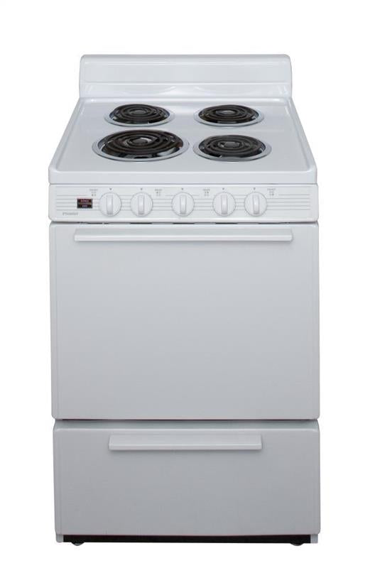 24 in. Freestanding Electric Range in White - (ECK100OP)