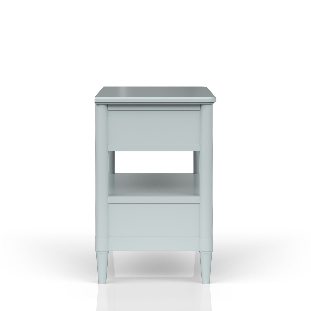 Open Nightstand With 2 Drawers