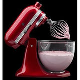 Artisan Design Series 5 Quart Tilt-Head Stand Mixer With Glass Bowl - Candy Apple Red