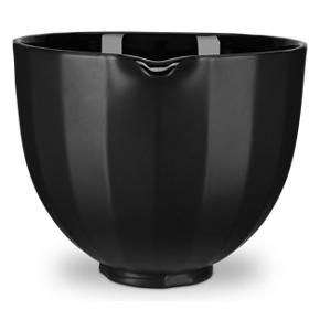 5 Quart Black Shell Ceramic Bowl