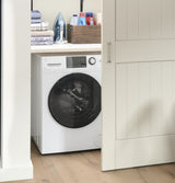 GE(R) 24" 2.4 cu. ft.Capacity Front Load Washer/Condenser Dryer Combo - (GFQ14ESSNWW)