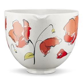 5 Quart Poppy Ceramic Bowl