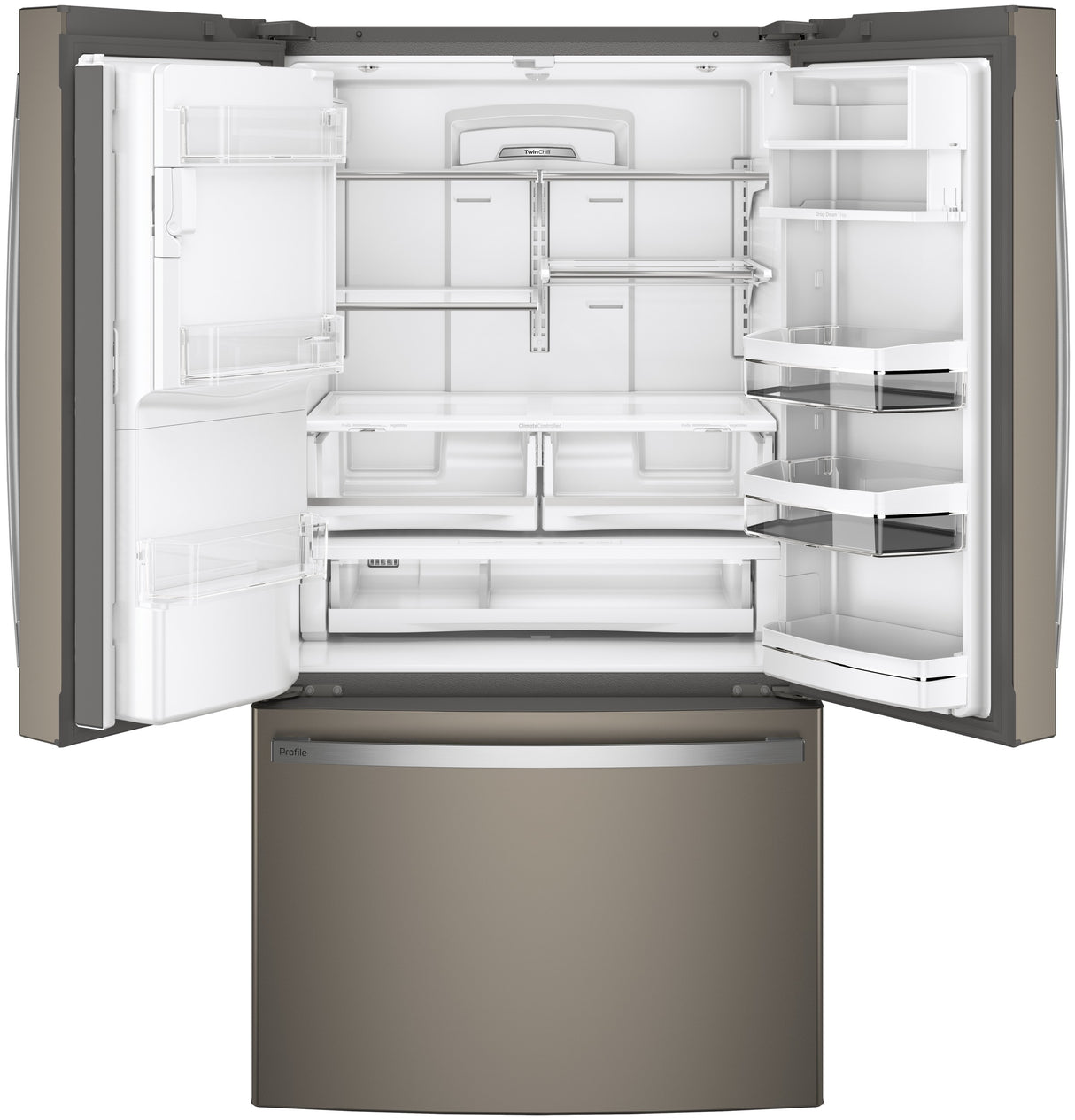 GE Profile(TM) Series ENERGY STAR(R) 27.7 Cu. Ft. French-Door Refrigerator with Hands-Free AutoFill - (PFE28KMKES)