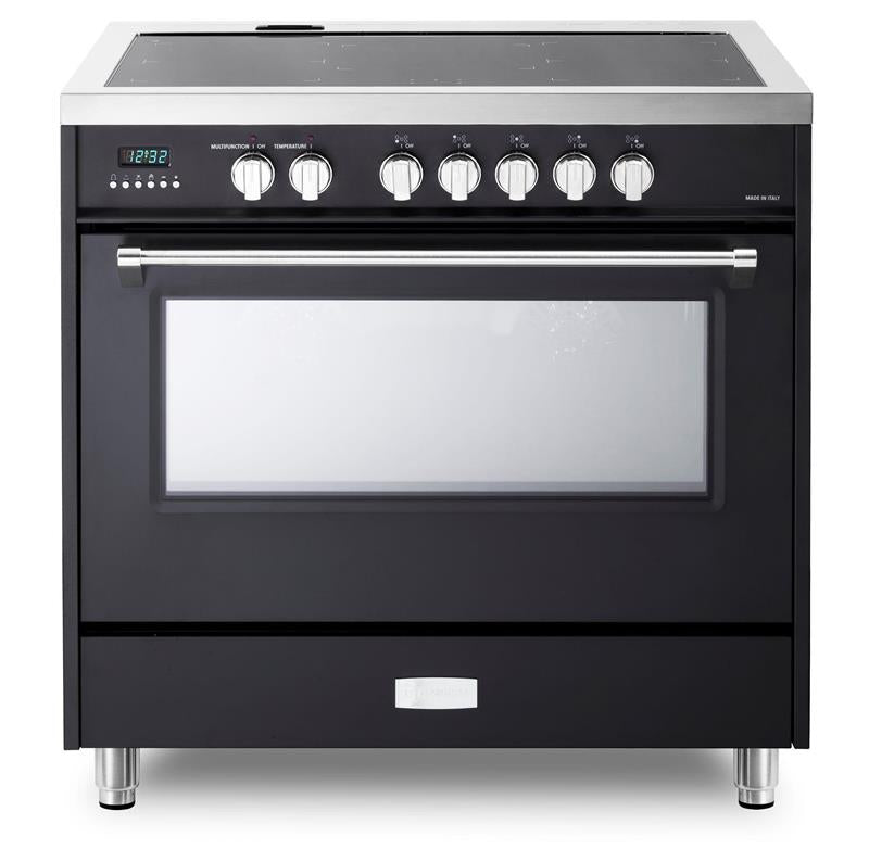 Designer 36" Induction Single Oven Range - Matte Black - (VDFSIE365E)