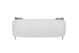 Rounded Sofa - White