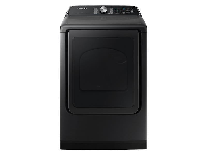 7.4 cu. ft. Smart Electric Dryer with Steam Sanitize+ in Brushed Black - (DVE55CG7100VA3)