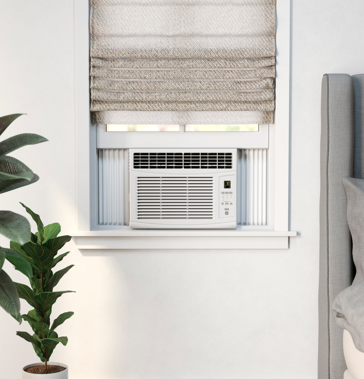 GE(R) 6,000 BTU Electronic Window Air Conditioner for Small Rooms up to 250 sq ft. - (AHEE06AC)