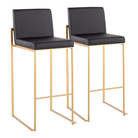 Fuji - High Back Barstool Set