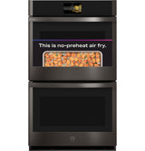 GE Profile(TM) 30" Smart Built-In Convection Double Wall Oven with No Preheat Air Fry and Precision Cooking - (PTD7000BNTS)