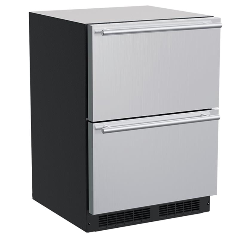 24-In Built-In Refrigerated Drawers with Door Style - Stainless Steel - (MLDR224SS61A)