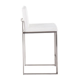 Fuji - Contemporary High Back Counter Stool, Functional Design