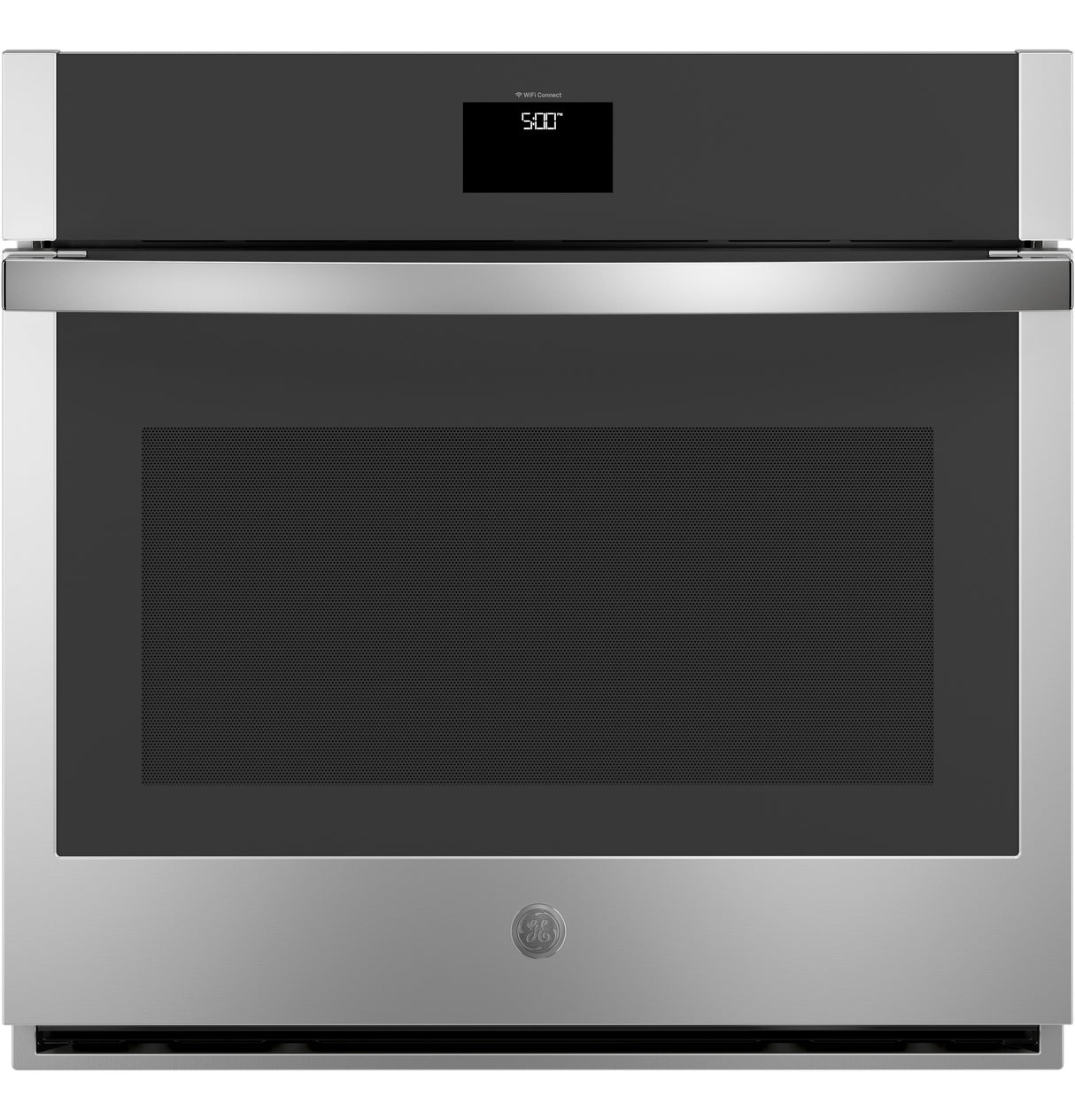 GE(R) 30" Smart Built-In Self-Clean Convection Single Wall Oven with Never Scrub Racks - (JTS5000SNSS)