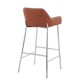 Daniella - Contemporary Fixed Height Bar Stool (Set of 2)