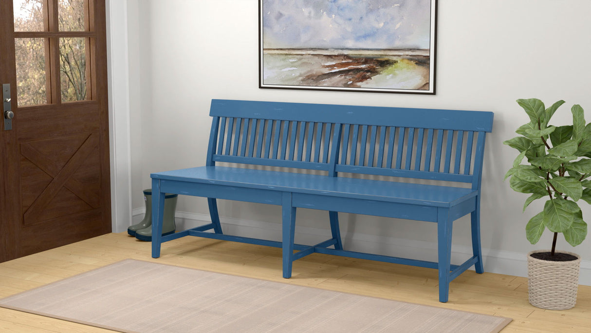 Haidel - Dining Bench - Blue