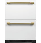 Caf(eback)(TM) 5.7 Cu. Ft. Built-In Dual-Drawer Refrigerator - (CDE06RP4NW2)