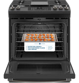 GE(R) 30" Slide-In Front-Control Convection Gas Range with No Preheat Air Fry - (JGS760FPDS)