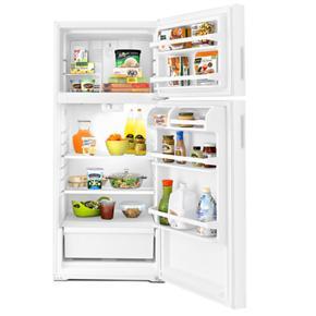 28" Top-Freezer Refrigerator With Dairy Bin - White