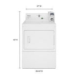 Commercial Electric Super-Capacity Dryer, Coin-Slide And Coin-Box