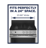 GE(R) 24" Steam Clean Free-Standing/Slide-in Gas Range - (JGAS640RMSS)