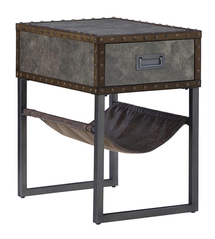 Derrylin Chairside End Table - (T9737)