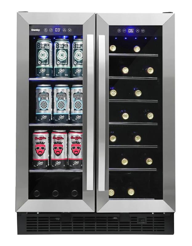 Danby 5.2 cu. ft. Built-in Beverage Center in Stainless Steel - (DBC052A1BSS)