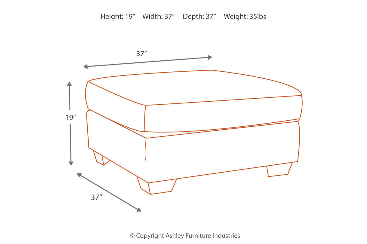 Accrington Oversized Ottoman - (7050808)