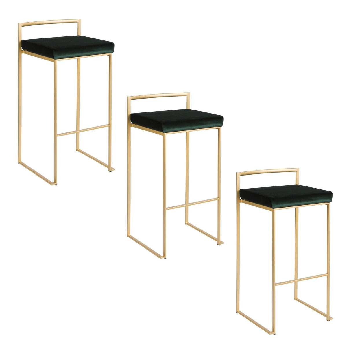 Fuji - Stackable Barstool Set