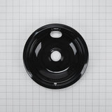 Round Electric Range Burner Drip Bowl - Black